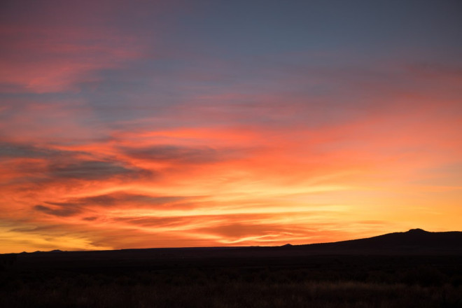 Sunset views from El Prado home