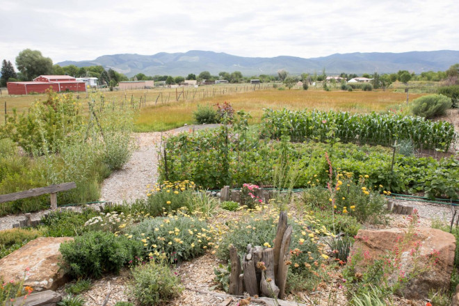 The beautiful (and delicious) gardens at SpiriTaos