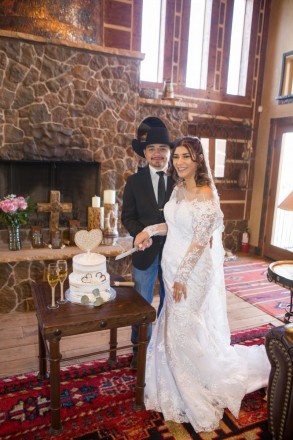 Micro wedding in Angel Fire, NM at private home