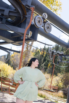 Professional senior portraits of high school graduate on vacation in Red River