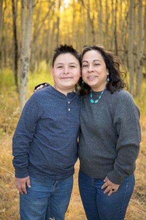 Mother and son pictures at family shoot