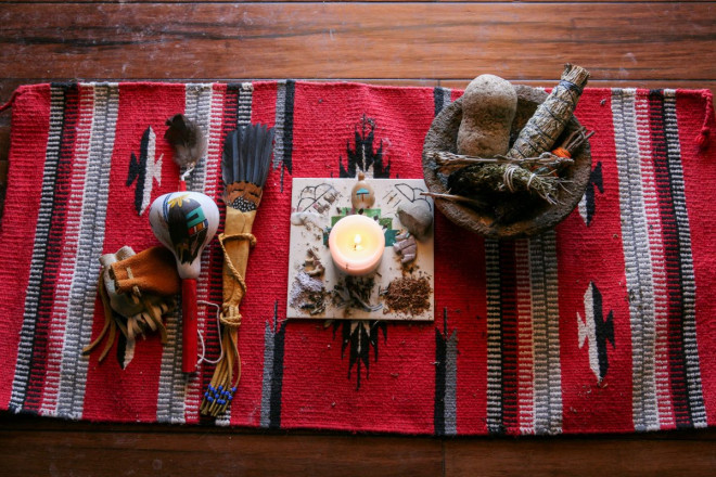 Arroyo Hondo studio for shaman and massage work