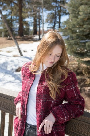 Natural light and red hair at the Village of Angel Fire photo shoot
