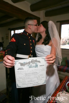 NM marriage license for Taos county 
