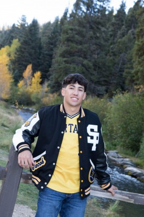 Jacob Takes his Senior Pictures in Red River in Autumn