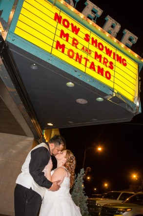 The Serf Theater in Las Vegas, New Mexico is a historic place to have a New Mexico wedding reception