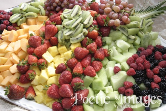 fresh fruit plate h'orderves