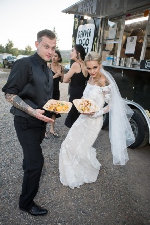 The Denver Taco Truck made a great impression with wedding guests