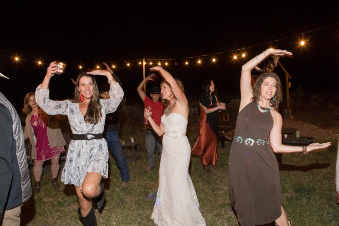 Complete Music in Albuquerque gets the guests up to dance YMCA