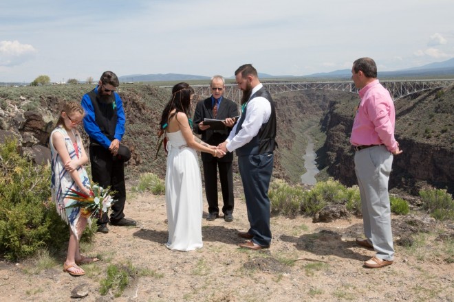 Taos Rio Grande Gorge Wedding