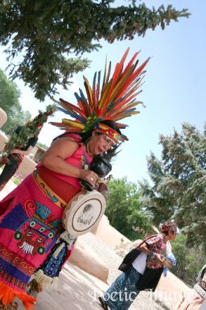 Mexican woman dancing