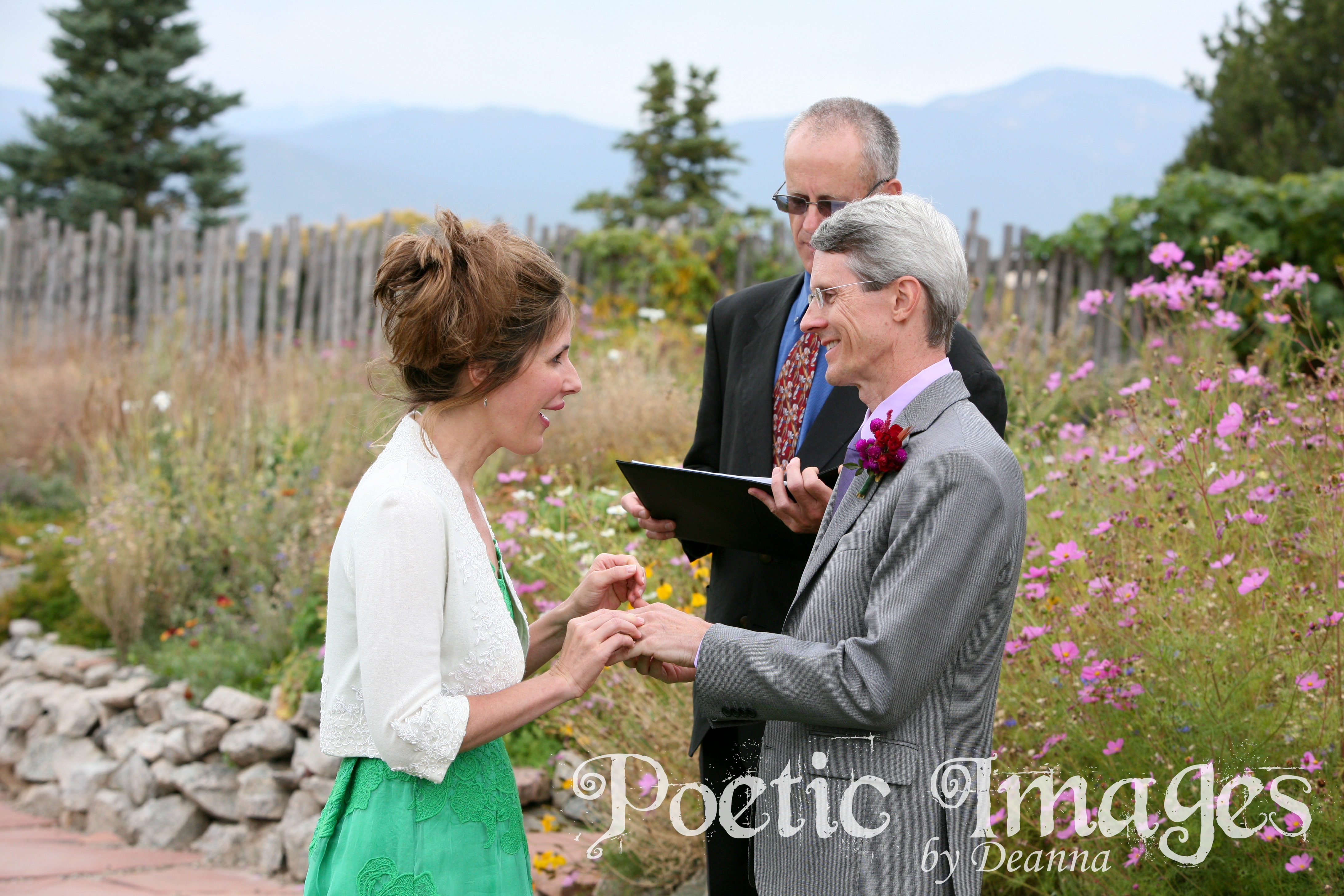 Elopement in Private Backyard Ceremony