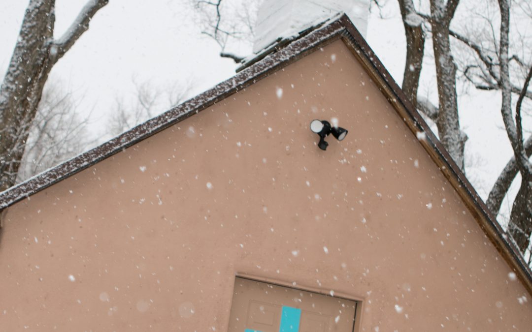 Taos Wedding on a Snowy December Day