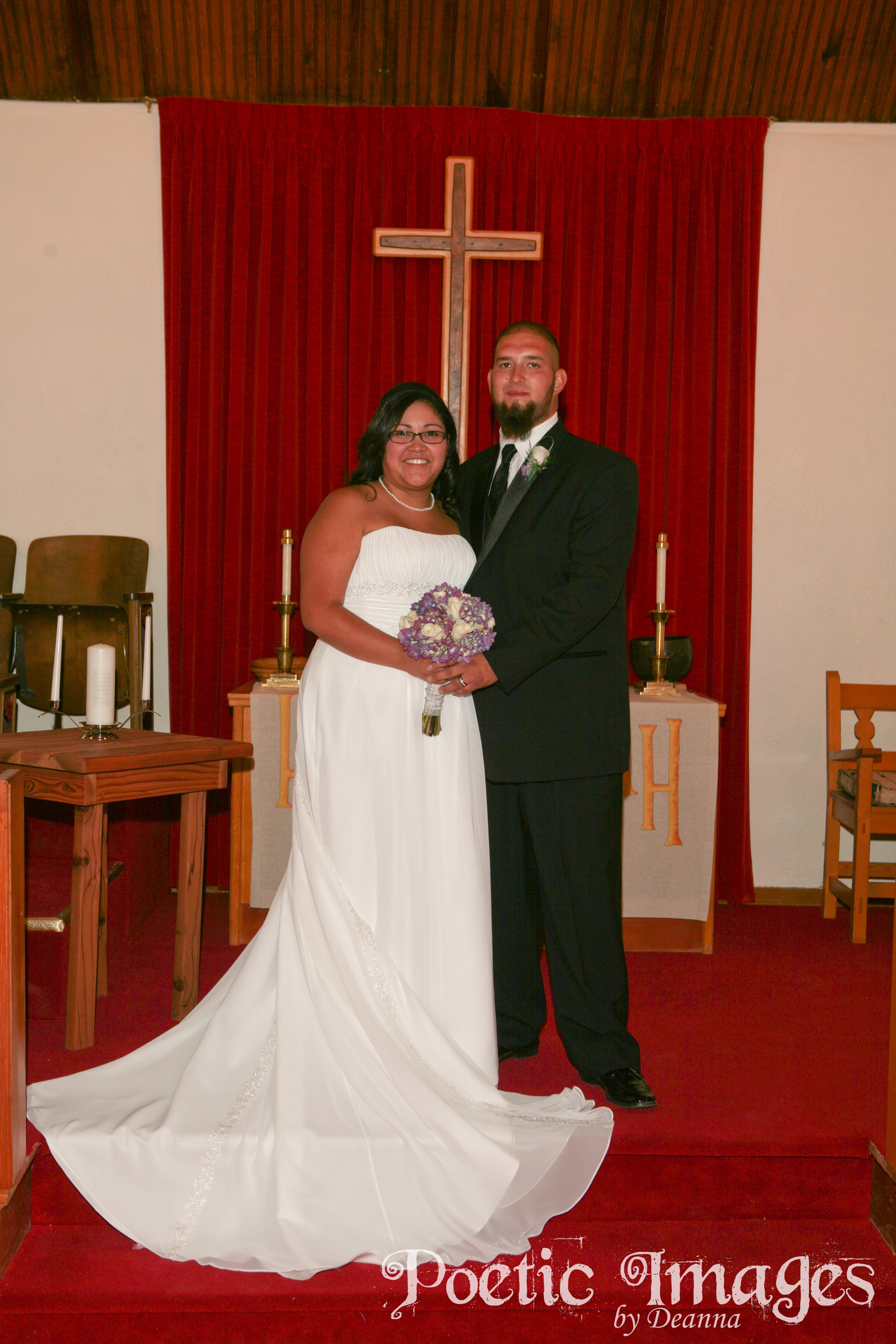 Wedding at Presbyterian Church in Dixon, NM