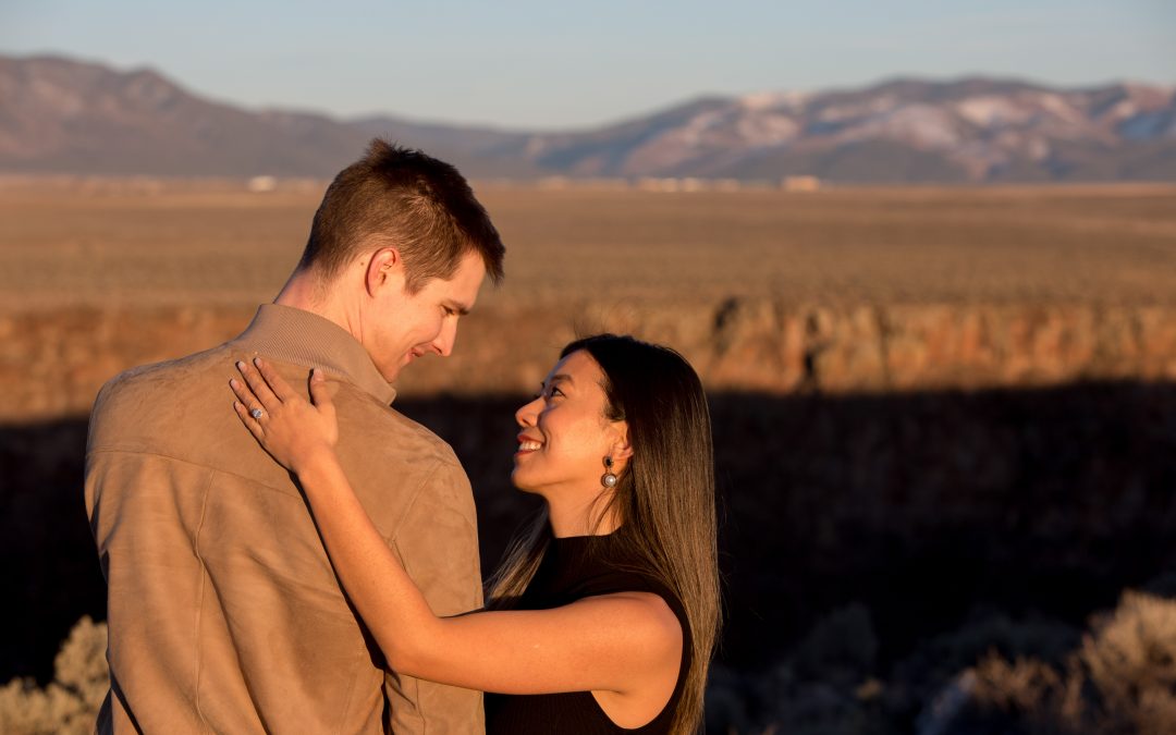A Sunset Proposal in Taos, NM