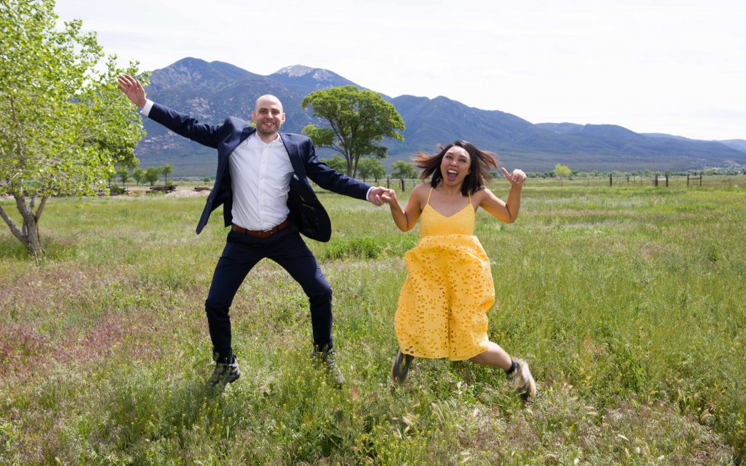 Engagement Session at Overland Sheepskin Company