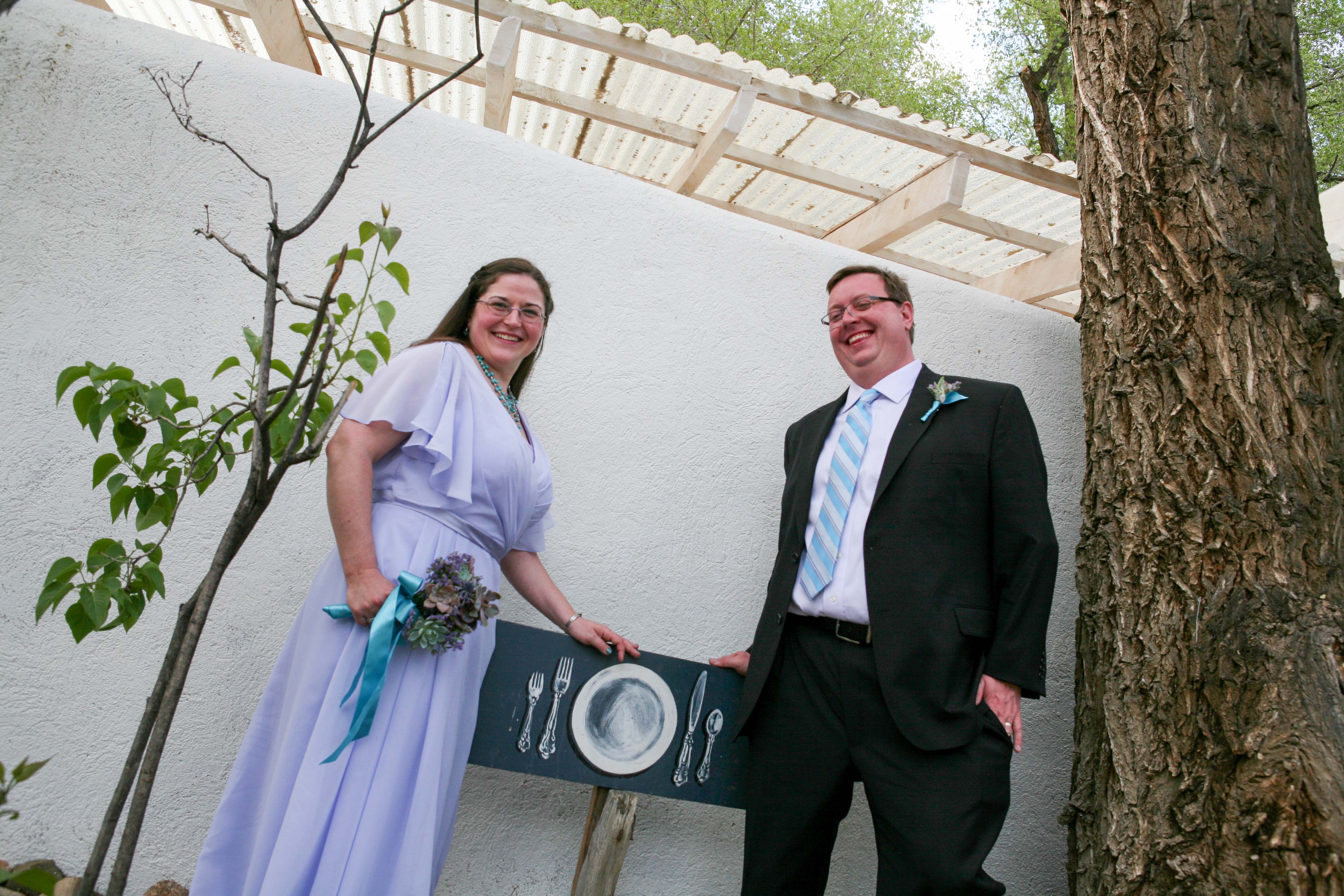Married Outdoors in Taos at Historic Kit Carson Home and Museum