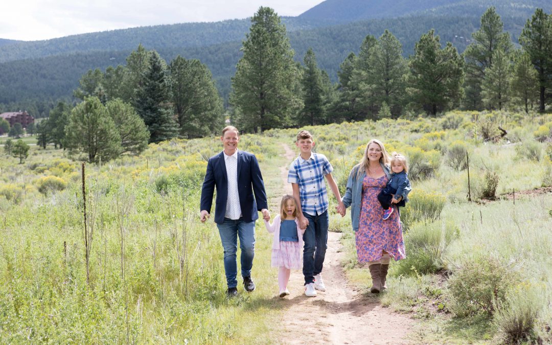 Family Photographs in Angel Fire in August