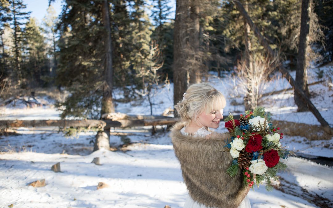 Wedding in Carson National Forest Outside of Red River, NM