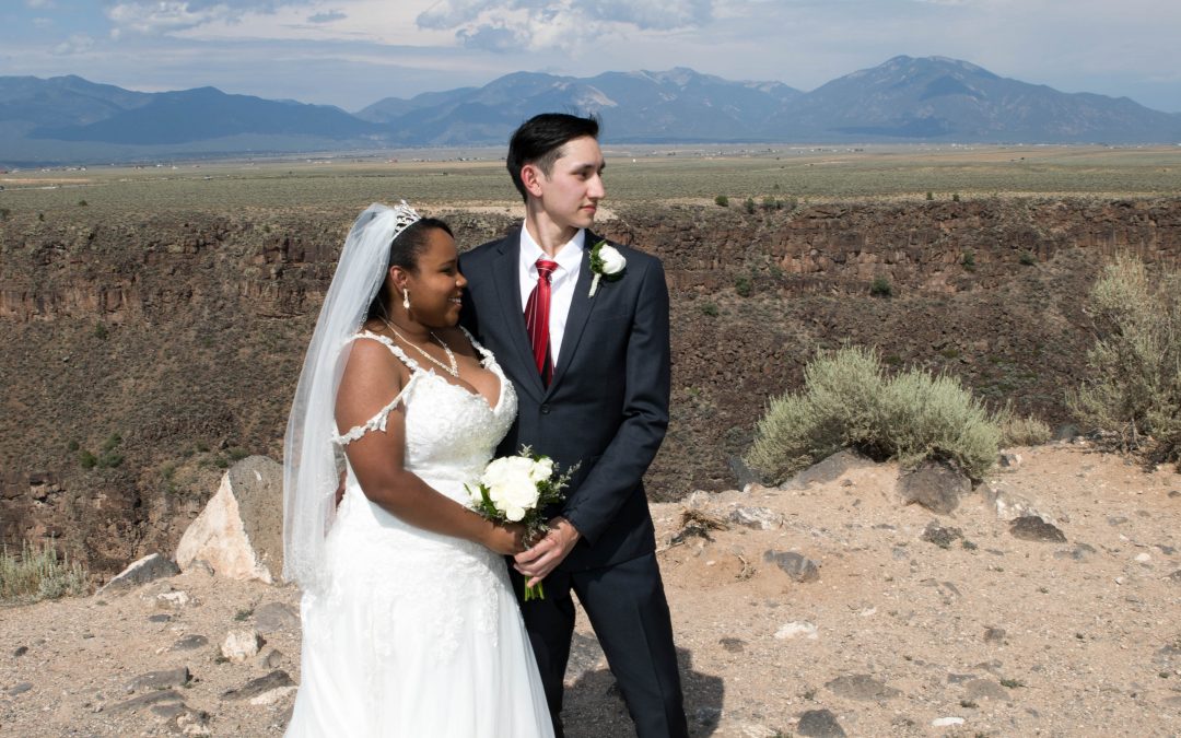 Small Wedding with at Rio Grande Gorge