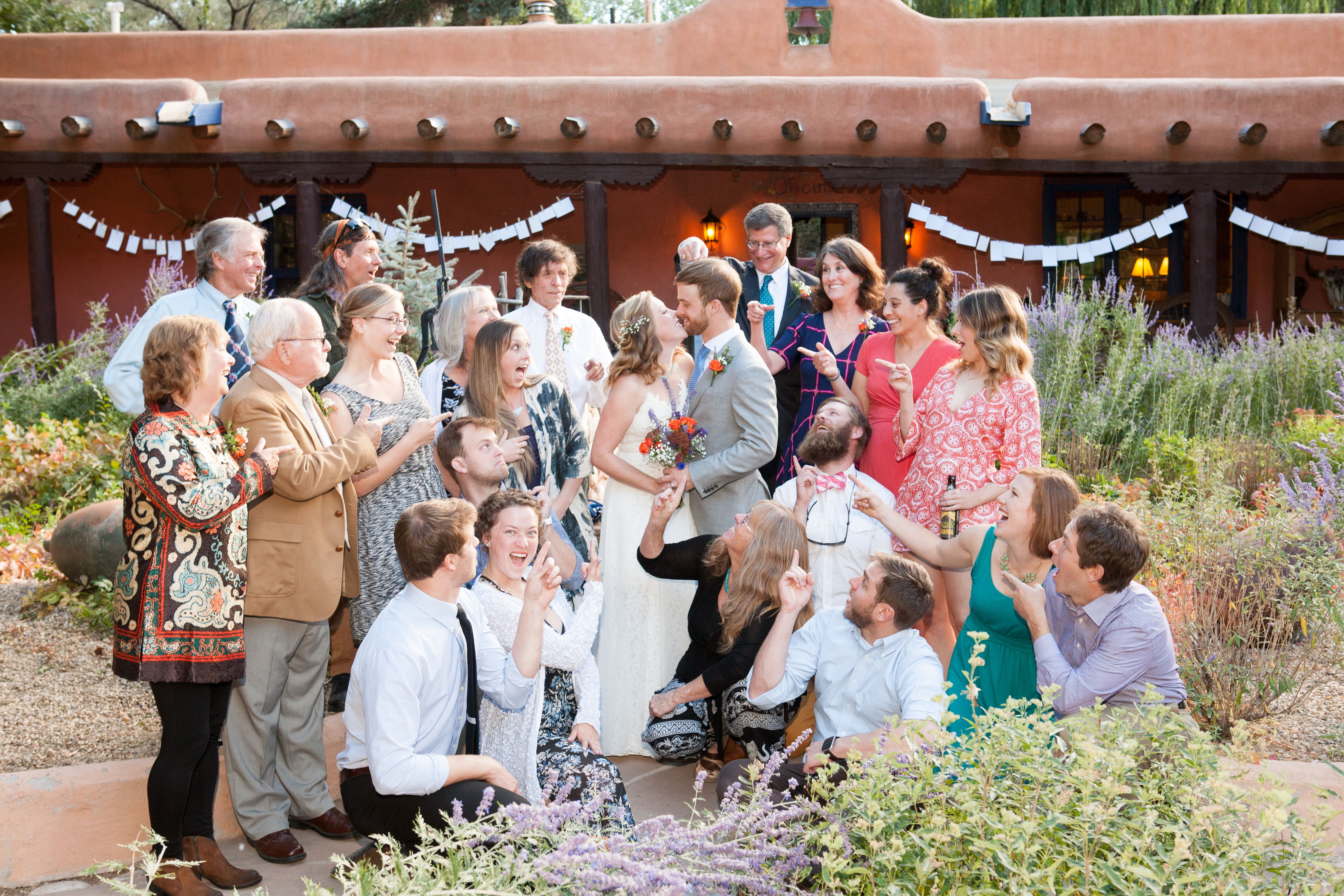 Outdoor September Wedding at Taos Bed and Breakfast