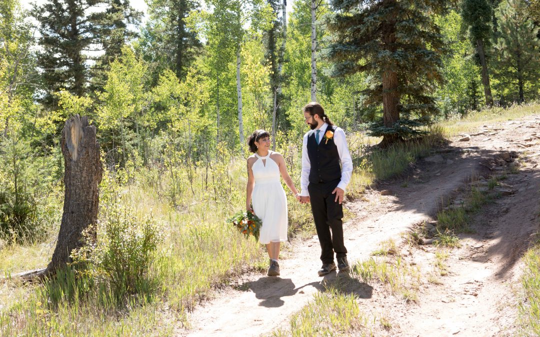 Mountain Wedding Among the Aspen Trees