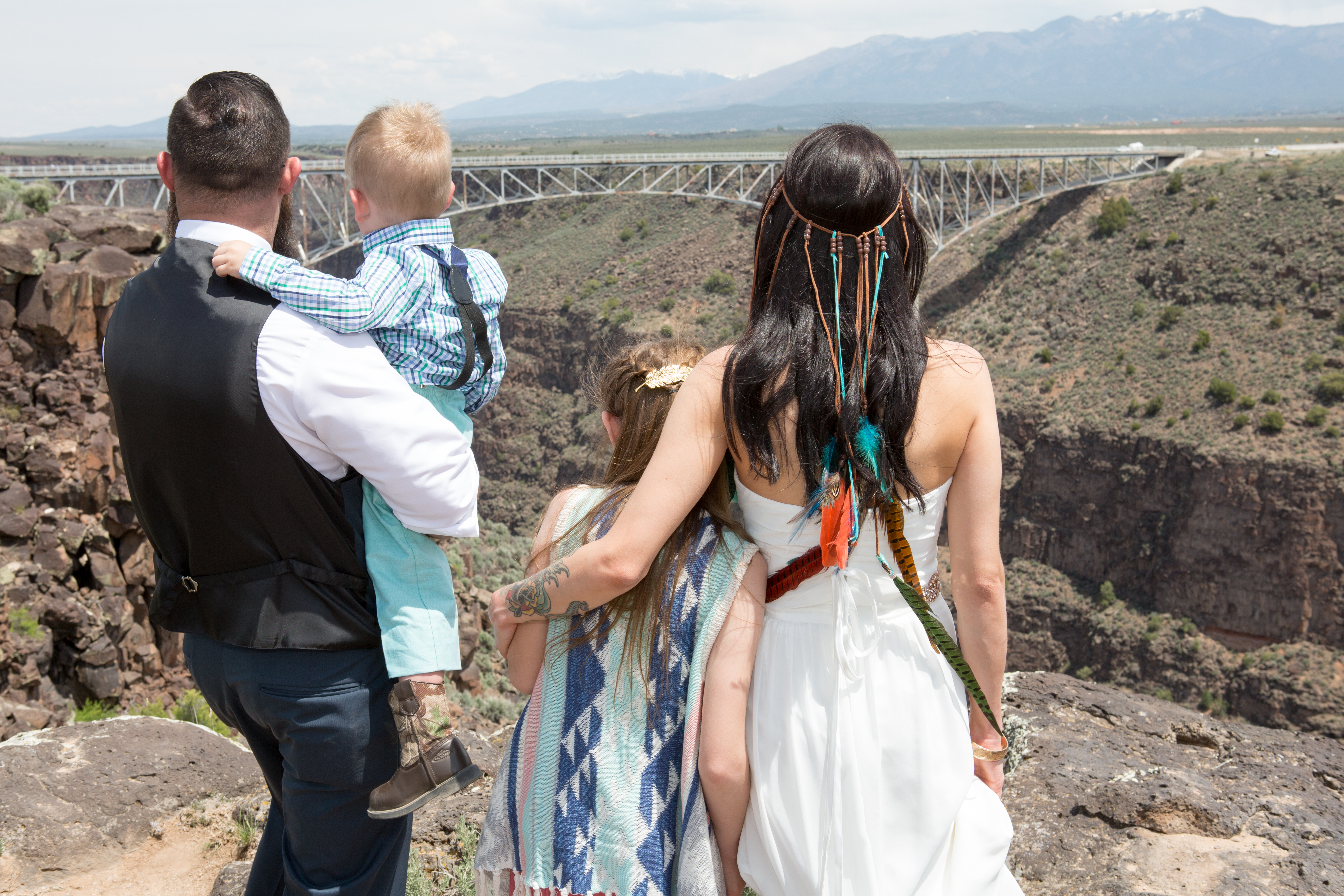 May Wedding On Rim of Rio Grande Gorge